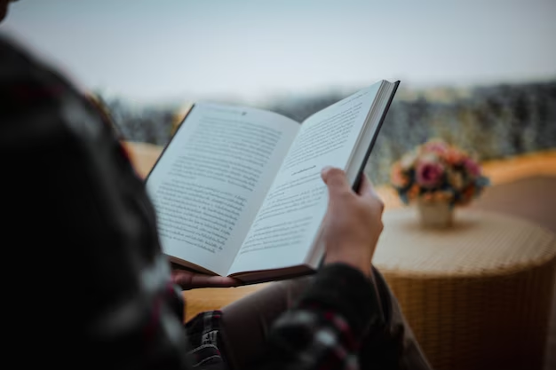 Person with a book