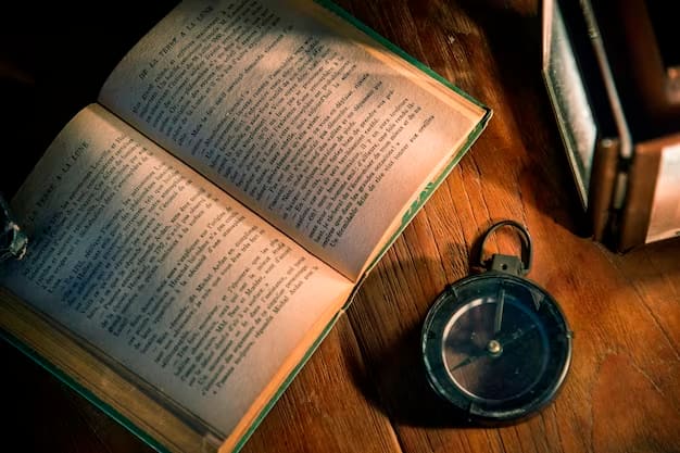 Book and compass
