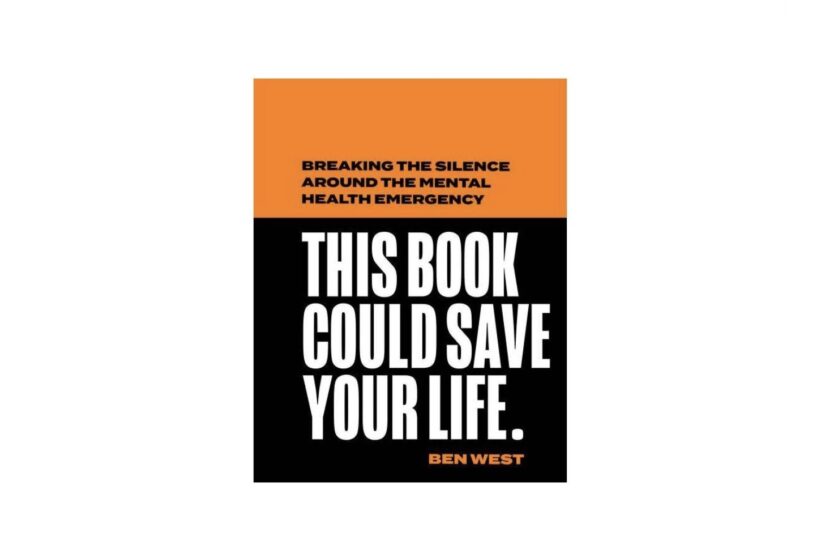 Book cover on white background